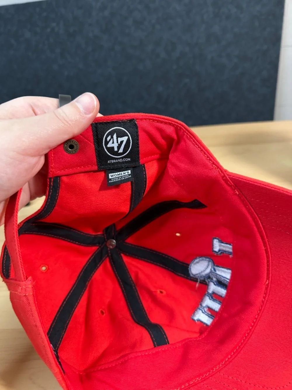 47 Brand Super Bowl LIII 53 Atlanta Red Baseball Cap Strapback Hat
